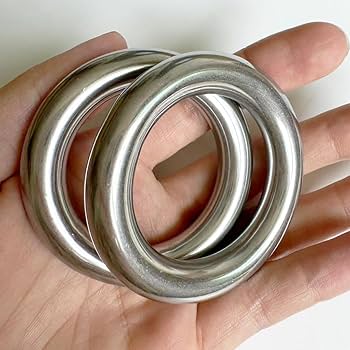 CHHGGNN Stainless Steel Lifting Ring, 2 Pack 2.4 inch